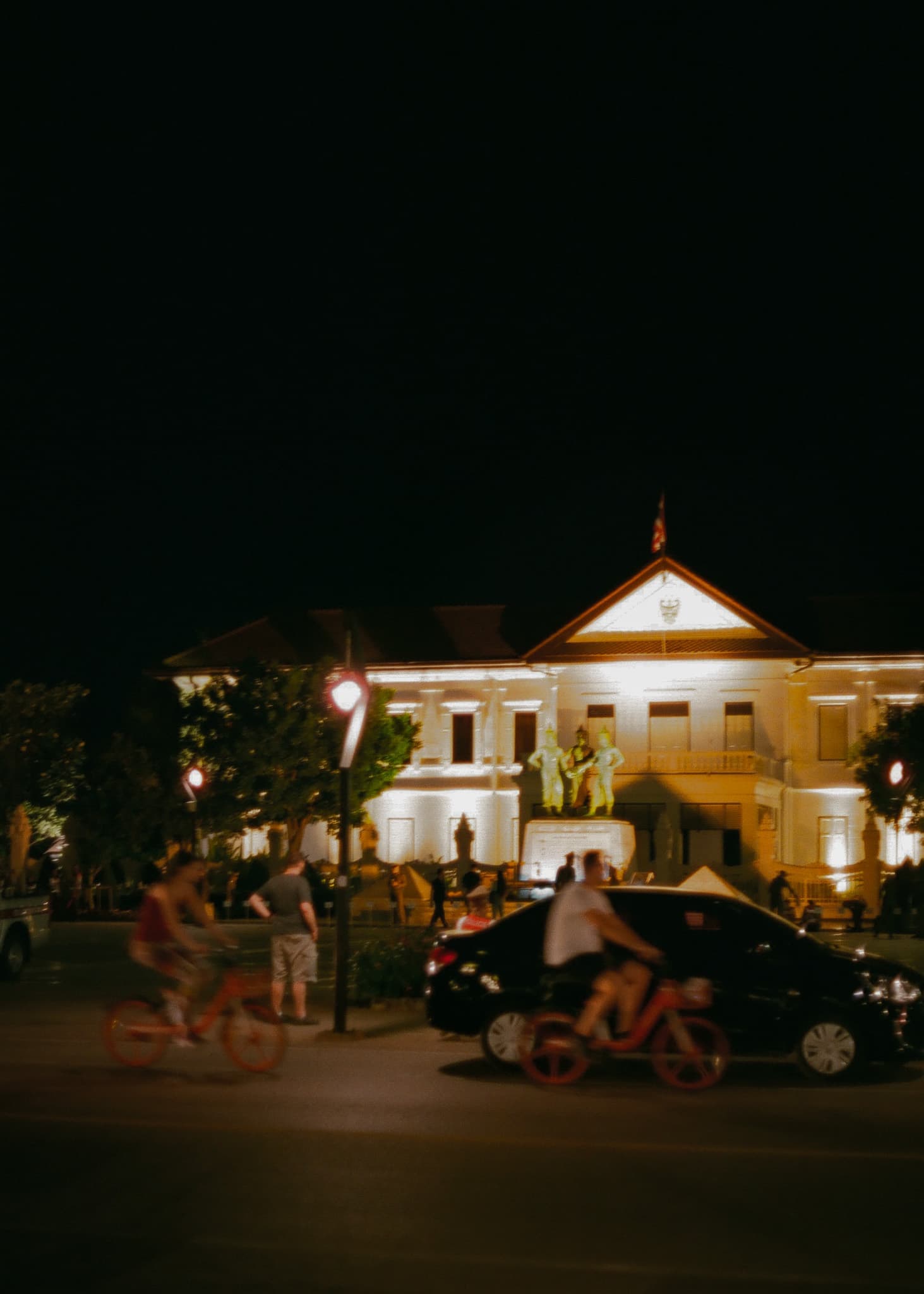 Chiangmai. Street, night.