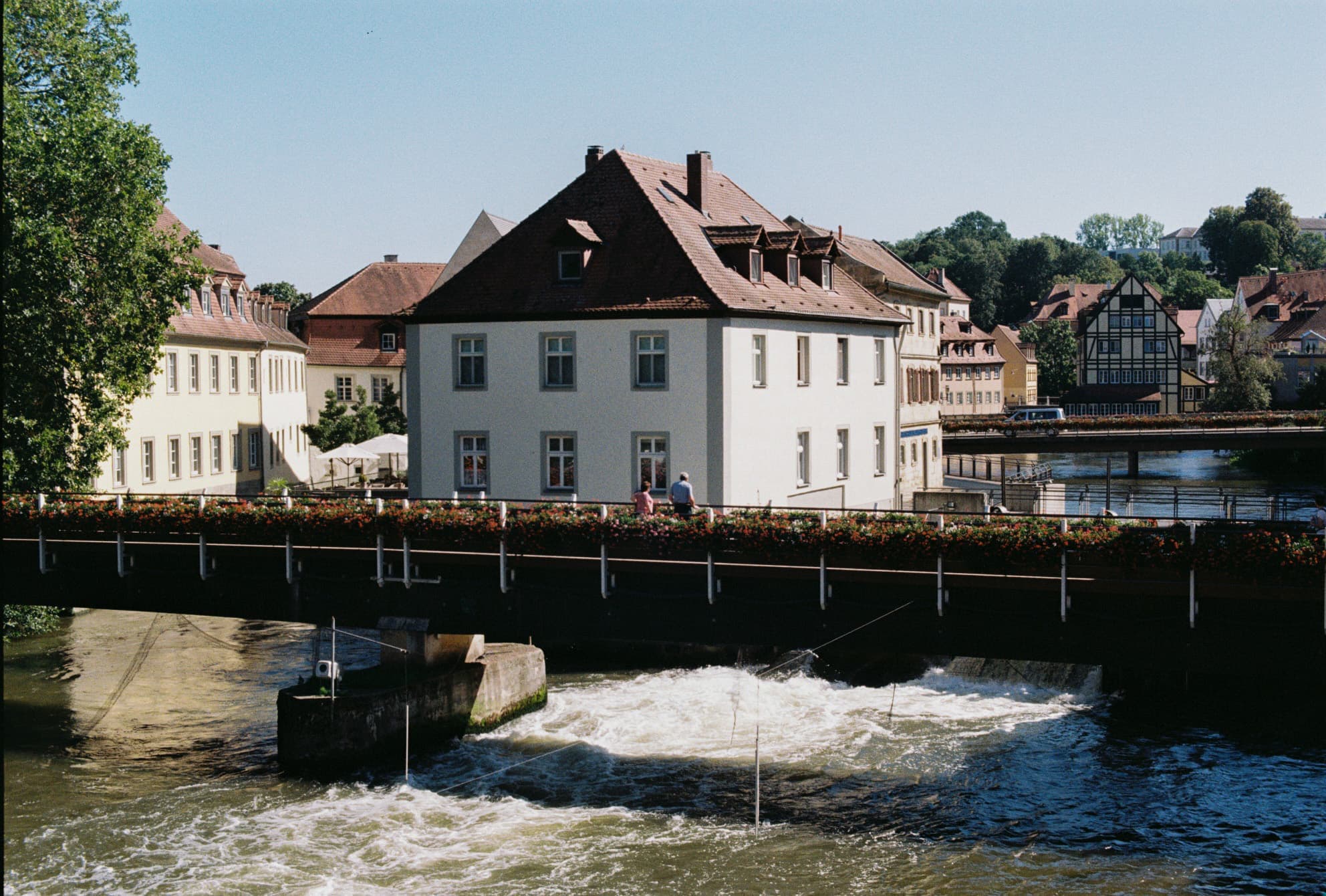 Bamberg solo travel. Light and shadow. House