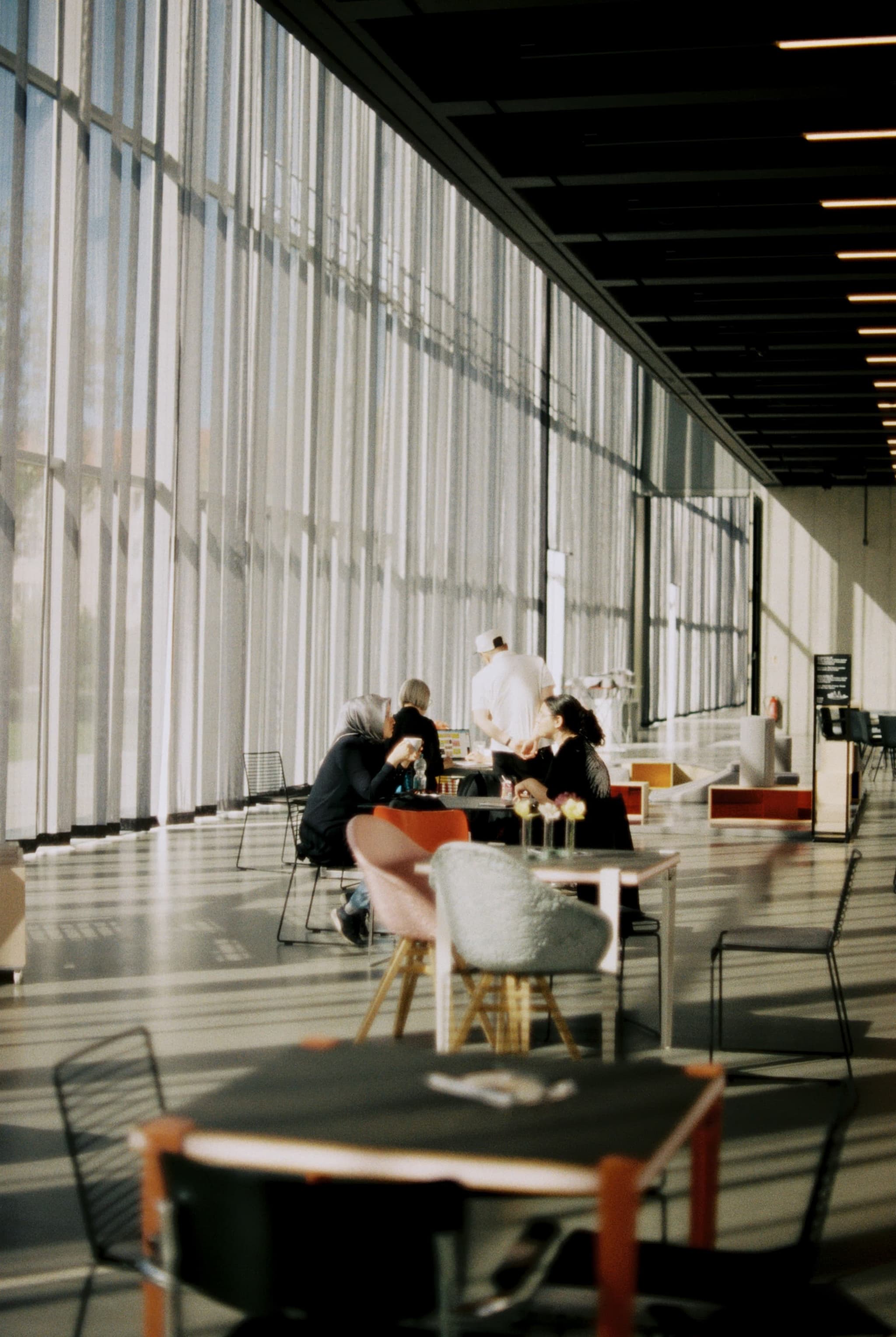Bauhaus museum cafe.